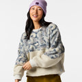 Amigazo Fleece Crew - Women's - Brush Clouds Slate and Mineral