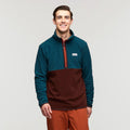 Amado Fleece Pullover Abyss and Chestnut