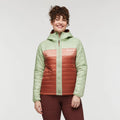 Capa Insulated Hooded Jacket Green Tea Faded Brick