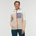 Abrazo Fleece Hooded Full-Zip Jacket Bone Oatmeal