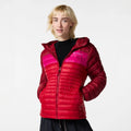 Fuego Down Hooded Jacket - Women's - Crimson and Spicy