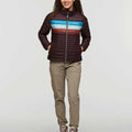 Fuego Down Jacket Coffee Stripes