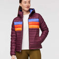 Fuego Down Jacket Wine Stripes
