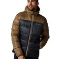 Fuego Max Down Hooded Jacket - Men's - Dune Charcoal and Black