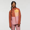 Impermeo 3L Hooded Shell Jacket - Faded Brick And Rose