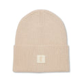 Knit Cuff Beanie - Cream