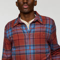 Quedo Flannel Shirt - Nutmeg Plaid
