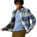 Quedo Flannel Shirt - Men's - Slate Plaid