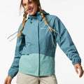 Rayu Rain Jacket - Women's - Everglade and Tide Pool