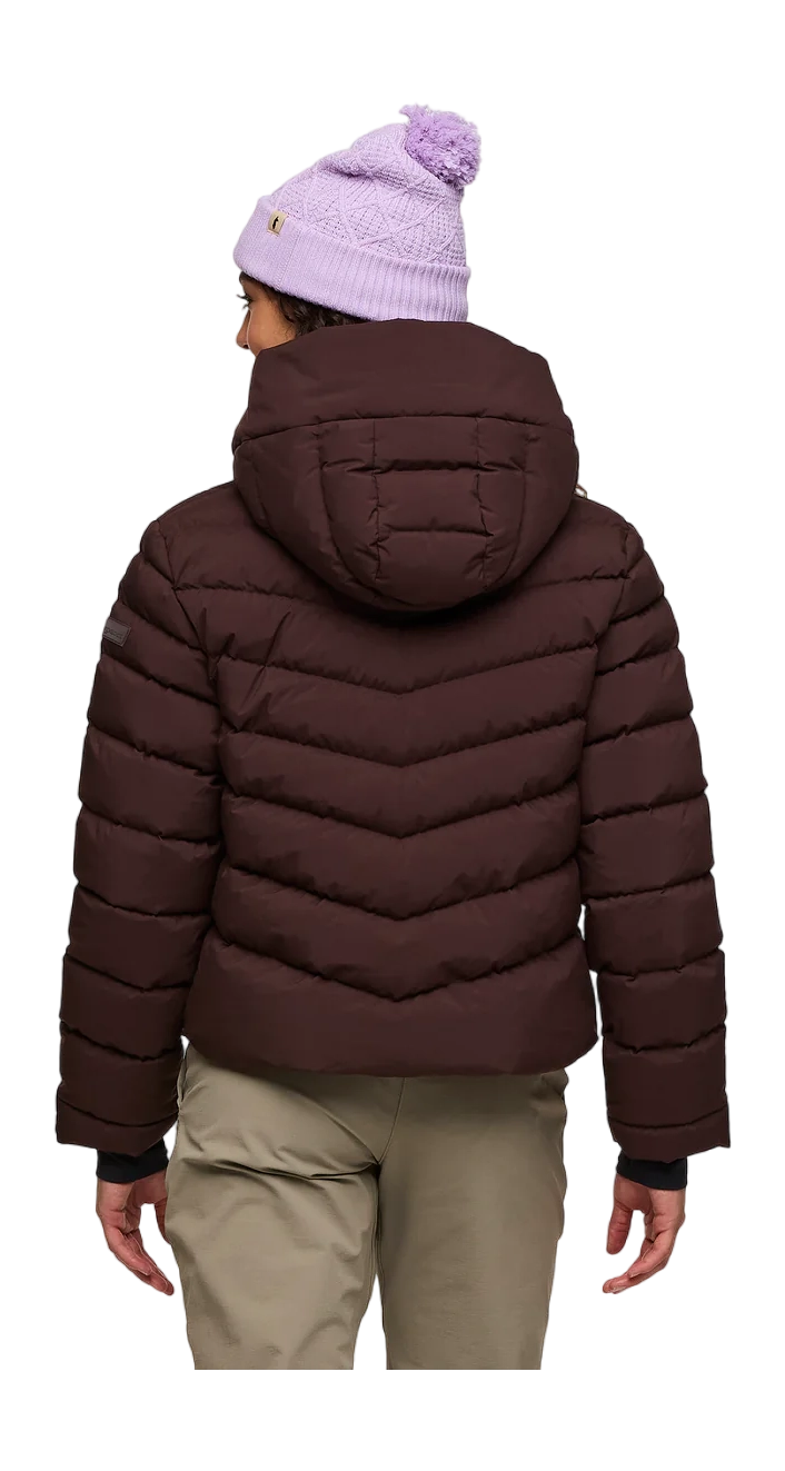 Alivio Down Crop Jacket Coffee thumbnail 6