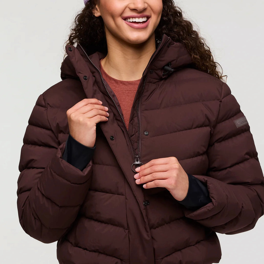 Alivio Down Crop Jacket Coffee 4