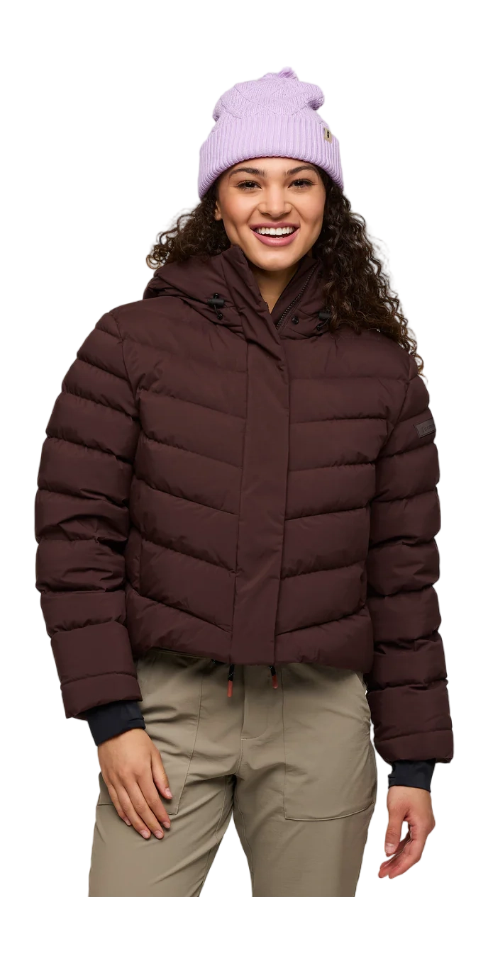 Alivio Down Crop Jacket Coffee 5