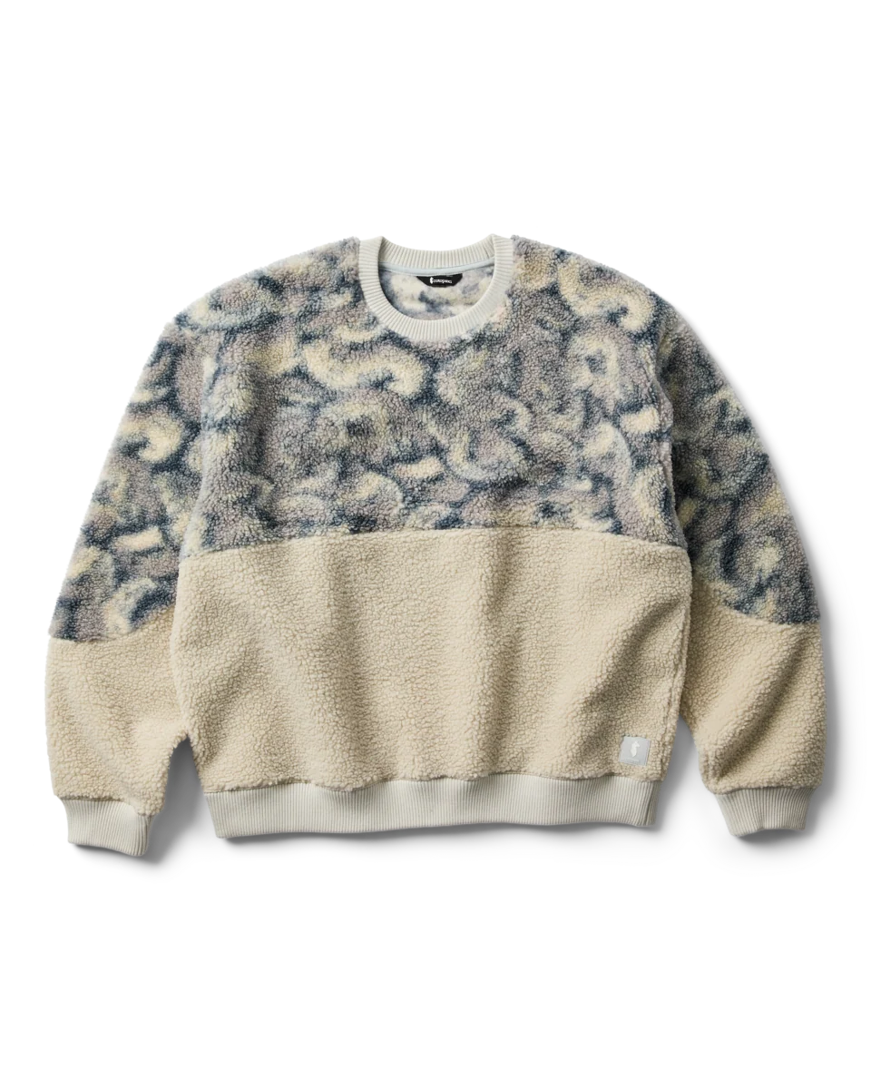 Amigazo Fleece Crew - Women's - Brush Clouds Slate and Mineral 5