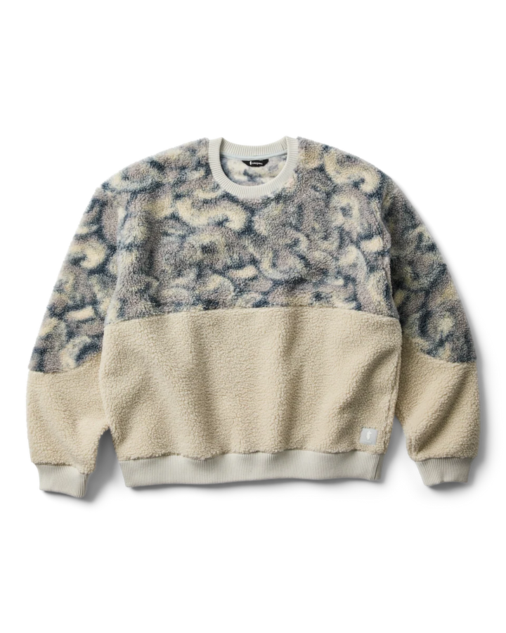Amigazo Fleece Crew - Women's - Brush Clouds Slate and Mineral thumbnail 5