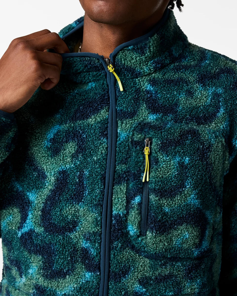 Amigazo Fleece Jacket - Men's - Brush Clouds Oasis 3