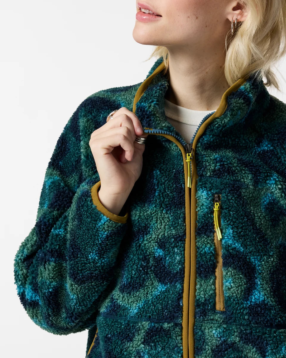 Amigazo Fleece Jacket - Women's - Brush Clouds Slate 3