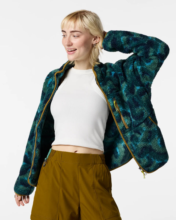 Amigazo Fleece Jacket - Women's - Brush Clouds Slate thumbnail