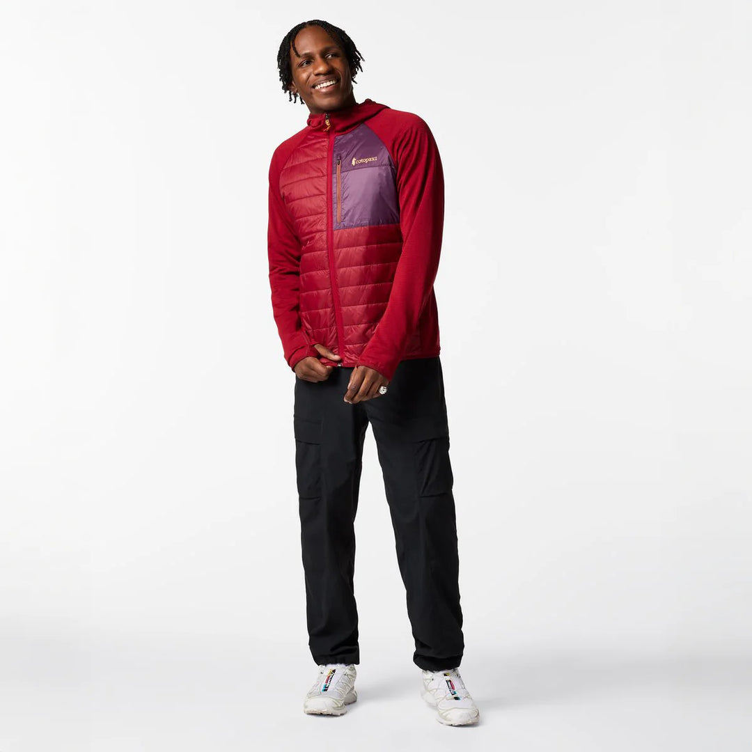 Acodo Hybrid Hooded Jacket - Men's - Crimson 3