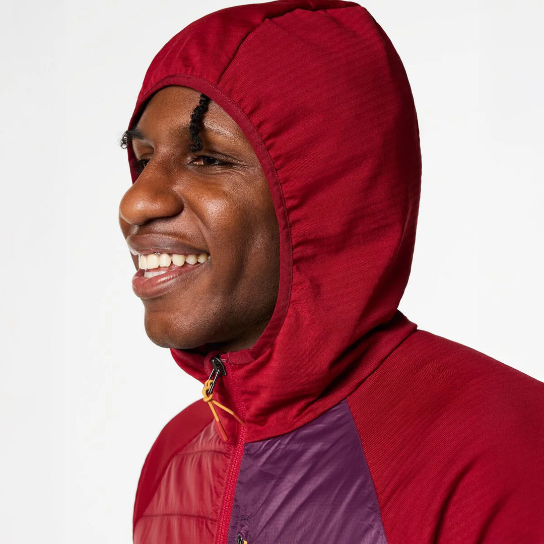 Acodo Hybrid Hooded Jacket - Men's - Crimson 6