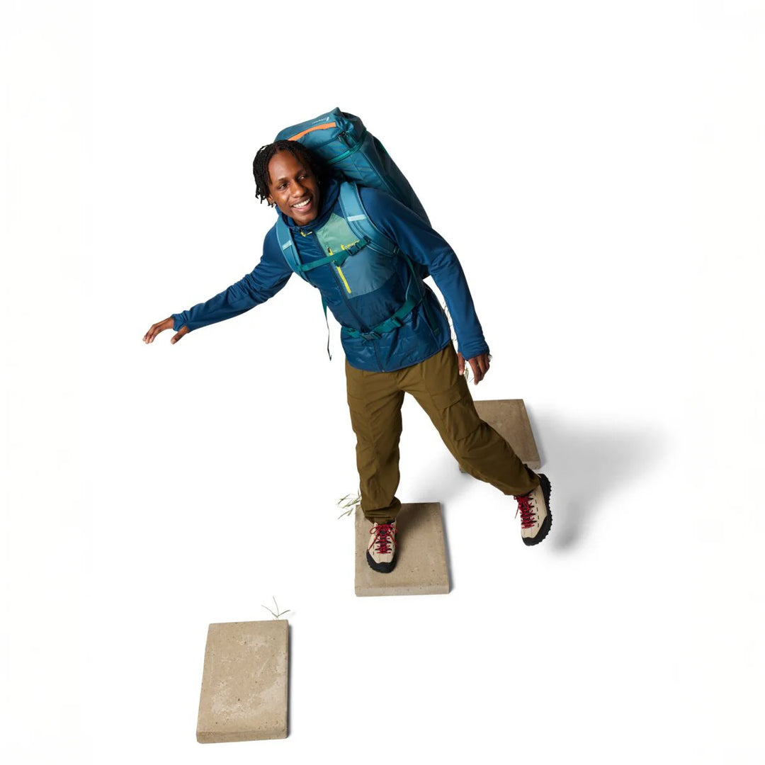 Acodo Hybrid Hooded Jacket - Men's - Indigo 7