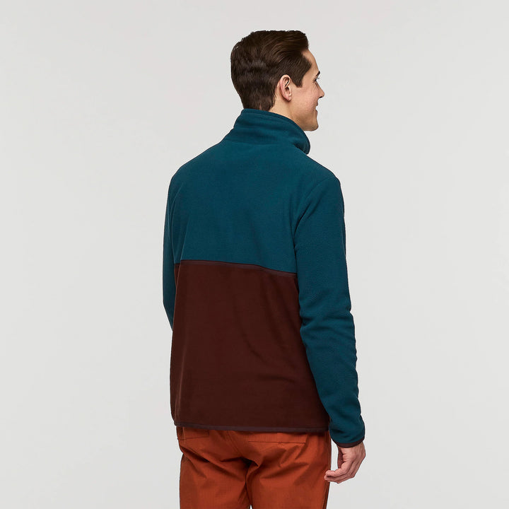 Amado Fleece Pullover Abyss and Chestnut thumbnail 1