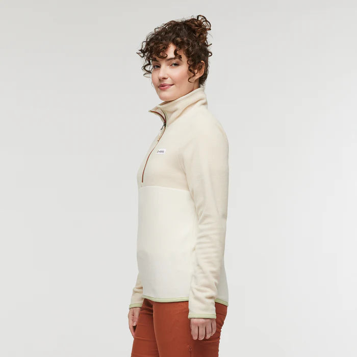 Amado Fleece Pullover - Bone Cream 3