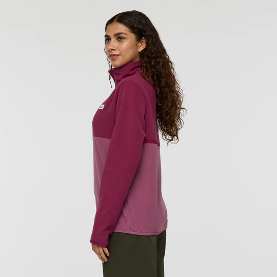 Amado Fleece Pullover - Jam and Fig 3