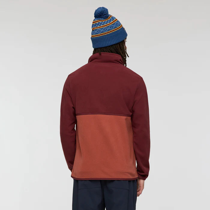Amado Fleece Pullover - Mulberry and Nutmeg thumbnail 2