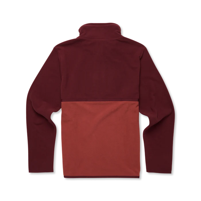 Amado Fleece Pullover - Mulberry and Nutmeg 5