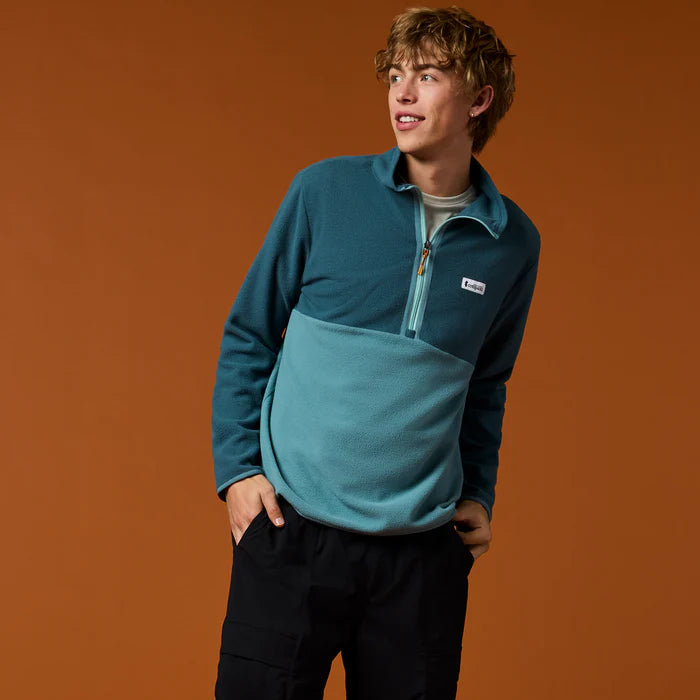 Amado Fleece Pullover - Men's - Ocean and Everglade thumbnail