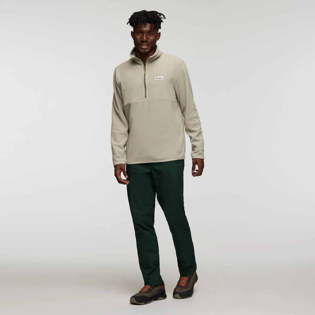 Amado Fleece Pullover - Pebble 3