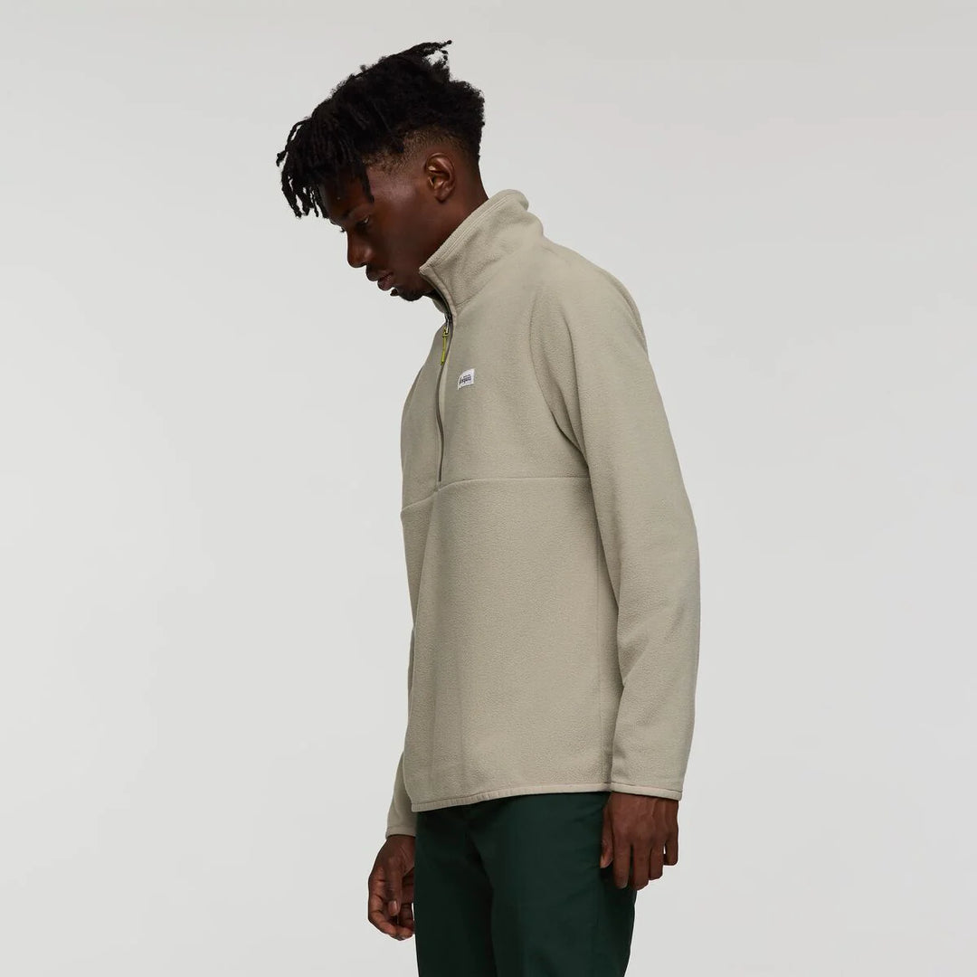 Amado Fleece Pullover - Pebble 1