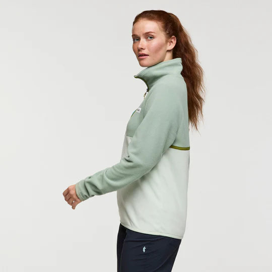 Amado Fleece Pullover - Silver Leaf And Foam thumbnail 2