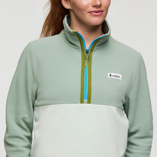 Amado Fleece Pullover - Silver Leaf And Foam 3