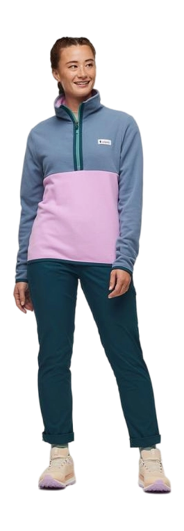 Amado Fleece Pullover Tempest Orchid Bloom 3