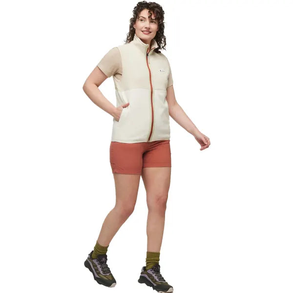 Amado Fleece Vest Bone Cream 9