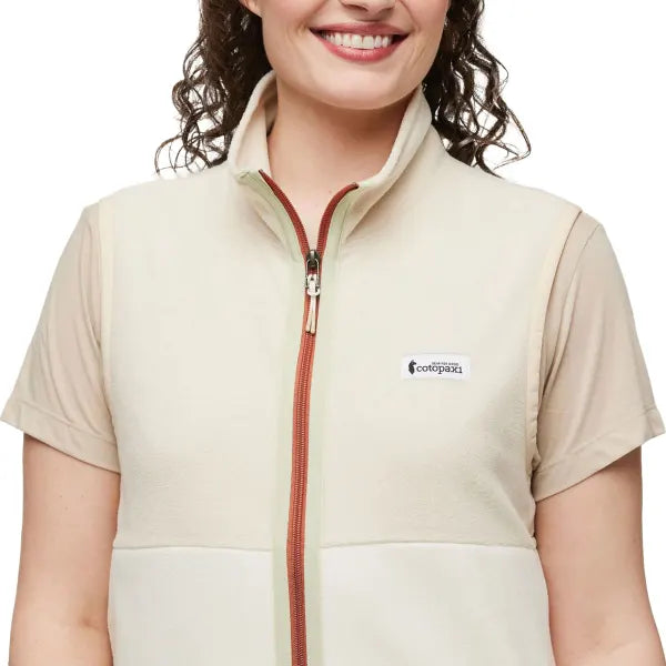 Amado Fleece Vest Bone Cream 6