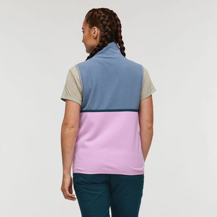 Amado Fleece Vest Tempest Orchid Bloom thumbnail 1