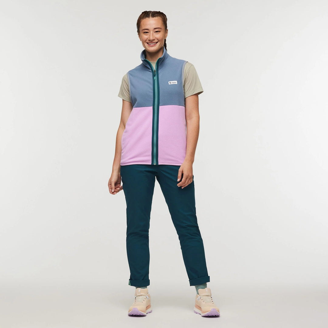 Amado Fleece Vest Tempest Orchid Bloom 4