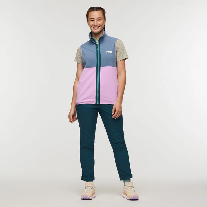 Amado Fleece Vest Tempest Orchid Bloom thumbnail 4