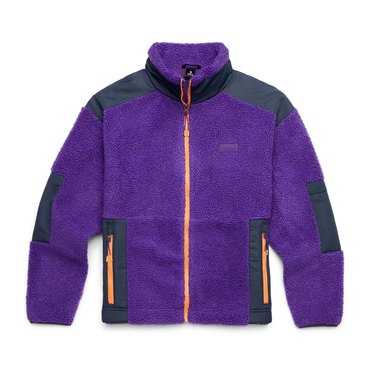 Bacano Fleece Jacket - Black Violet and Carbon thumbnail 4