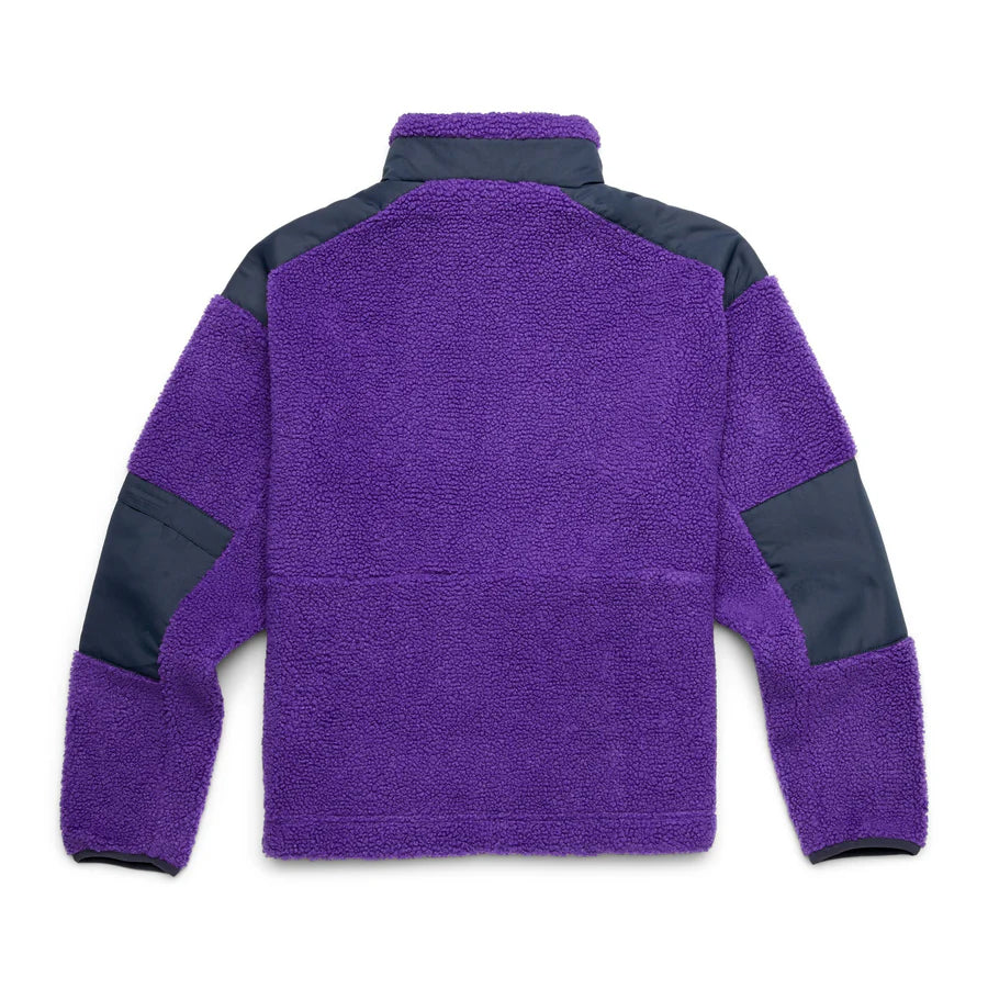 Bacano Fleece Jacket - Black Violet and Carbon 5