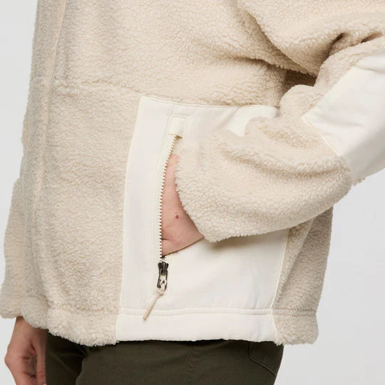 Bacano Fleece Jacket - Cream and Bone thumbnail 4