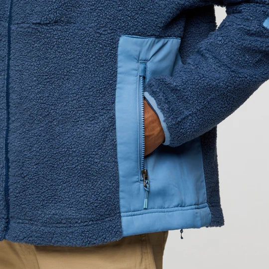Bacano Fleece Jacket - Deep Sea and Fjord thumbnail 3