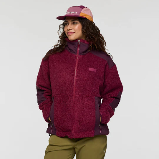 Bacano Fleece Jacket - Jam and Blackberry thumbnail