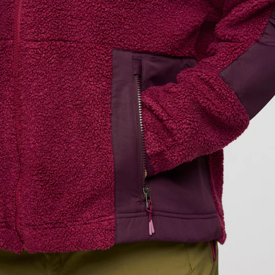 Bacano Fleece Jacket - Jam and Blackberry thumbnail 4
