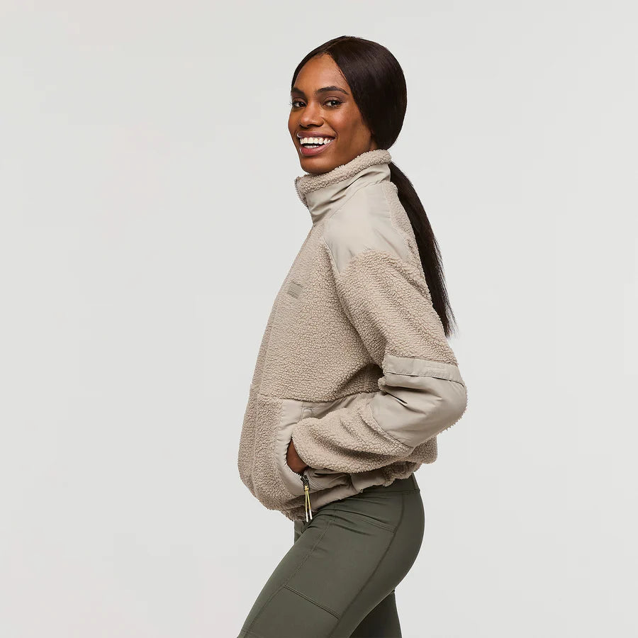 Bacano Fleece Jacket - Pebble 3