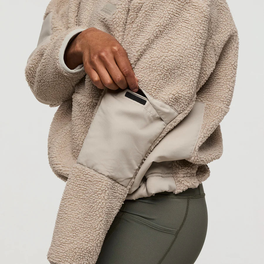 Bacano Fleece Jacket - Pebble 4