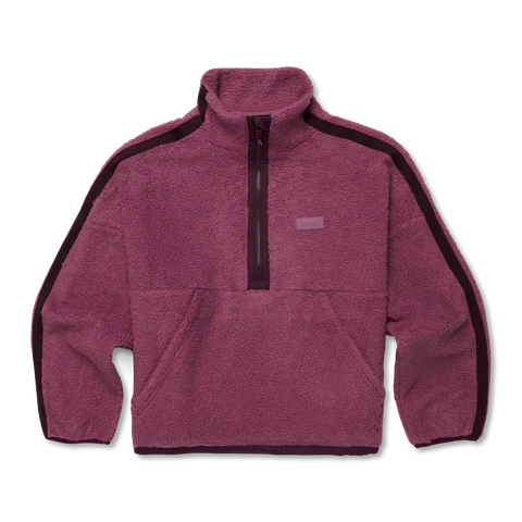 Bacano Fleece Pullover - Fig and Blackberry 4