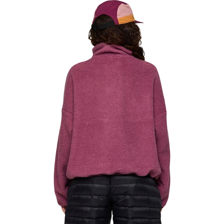 Bacano Fleece Pullover - Fig and Blackberry thumbnail 1